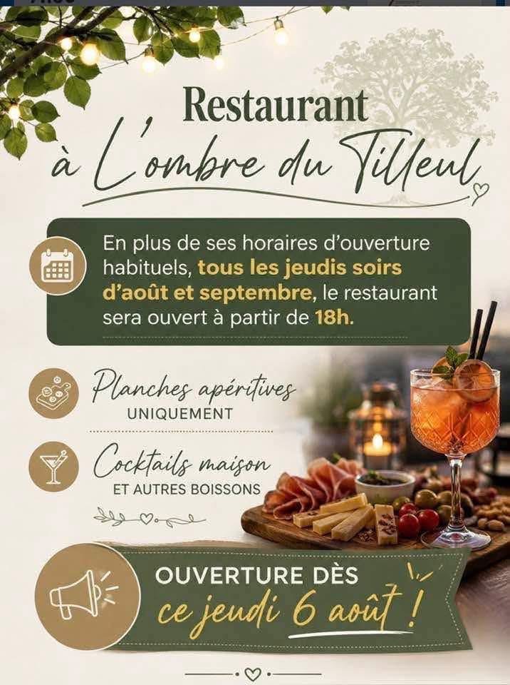 à l'ombre du tilleul