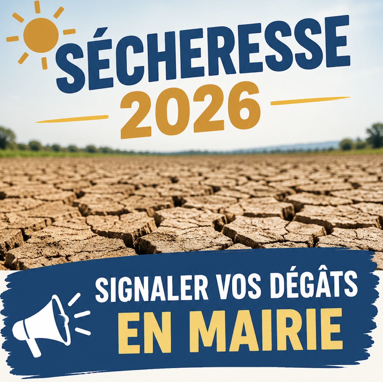 Sécheresse 2026